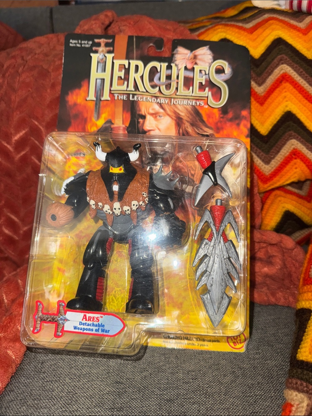 Vintage 1995 Toy Biz Hercules Legendary Journeys ARES Action Figure Sealed MOC
